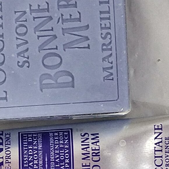 L'Occitane Lavender Hand Cream & Savon Body Soap 30ML X 2 NEW - Picture 3 of 5